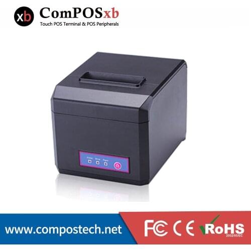Lowest Price Thermal Receipt POS Printer 80mm For Supermarket System USB+RS232+LAN Interface