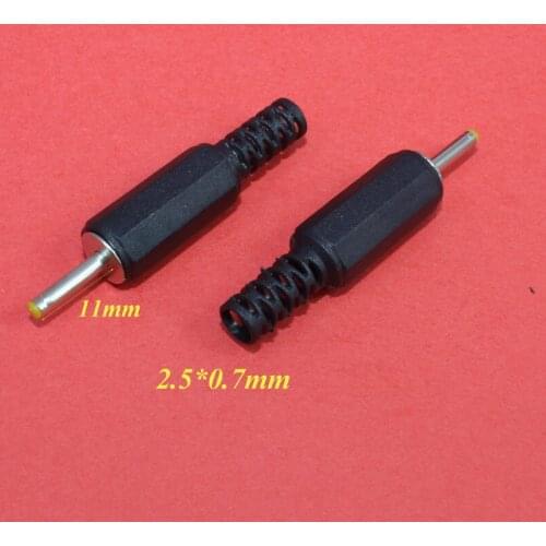 ChengHaoRan DC Power Male plug Connector 2.5mm x 0.7mm Adapter Plastic Handle TL-063