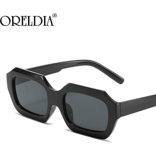 Vintage Rectangle Sunglasses Women Men Fashion Oversize Sun Glasses Female Fashion Famous Brand Black Eyewear Gafas de sol UV400