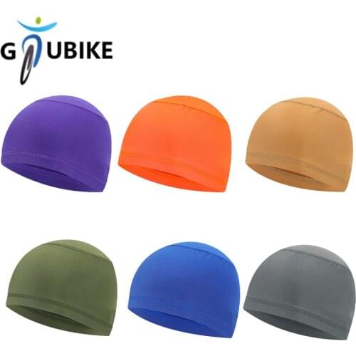 GTUBIKE Moisture Wicking Outdoor Sports Cap High Elastic Thermal Warm Cycling Cap Skin-friendly Solid Color Riding Cap