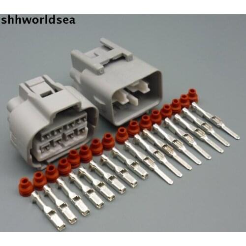 Worldgolden 5/30/100sets 8p kit 2.2mm male female auto waterproof connector MG641319 MG651308 90980-10897