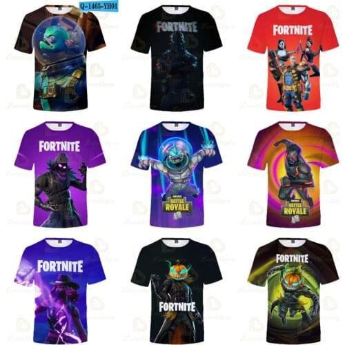 Women T-shirt Fortnite Victory Child Wear Battle Royale 3d Swearshirt Boys Girls Tops Kids Men Hero T-shirt Teen Clothes