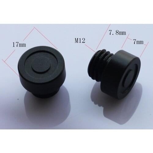 10pcs M12 Rod End Protective Cap Stopper Screws for 15mm Rod Support DSLR Rig Rail Clamp