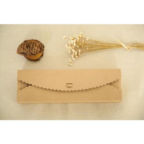 1000pcs 23*7*4cm White/brown Kraft Paper Macaron Box For Candy/food/wedding/jewelry Gift Box Packaging Display Boxes
