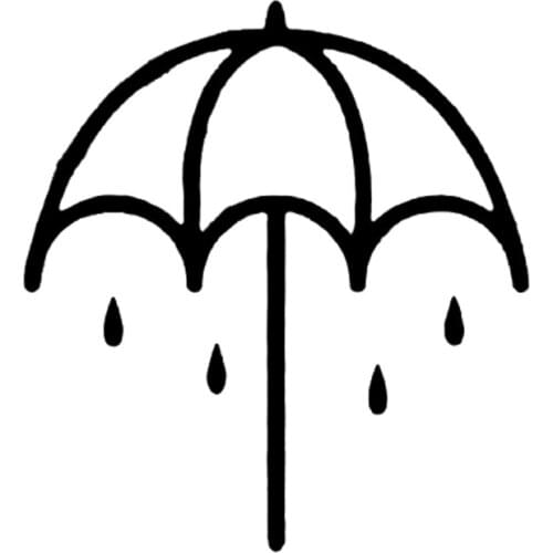 15*13.7cm Fashion Personality Creativity Beautiful vinyl applique in umbrella style Motorcycle Helmet Car Styling