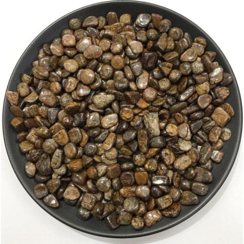 50g 2 Size Natural Bronze Crystal Gravel Rock Quartz Gemstone Mineral Specimen Natural Stones And Minerals