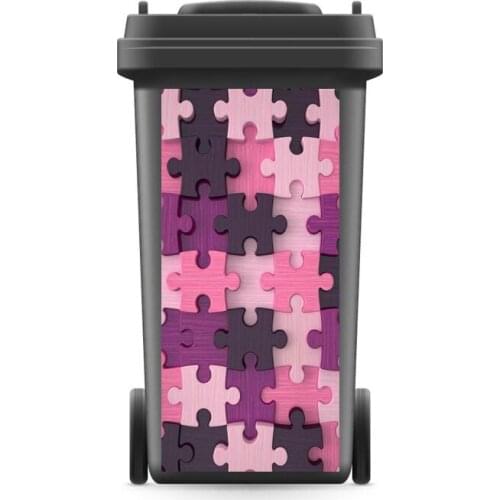 DIY Rubbish Bin Sticker Puzzle Wallpaper mural Wall Print Decal Removable Wall Mural Photo self adhesive Kitchen Accessories