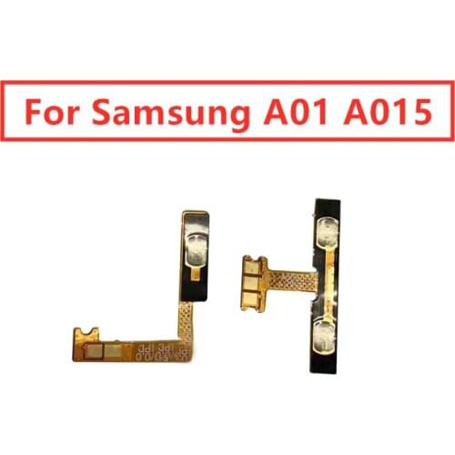 For Samsung A01 A015 Power Volume Side Key Button Flex Cable ON OFF Switch For SAMSUNG A015 Flex Cable Replacement Repair Parts
