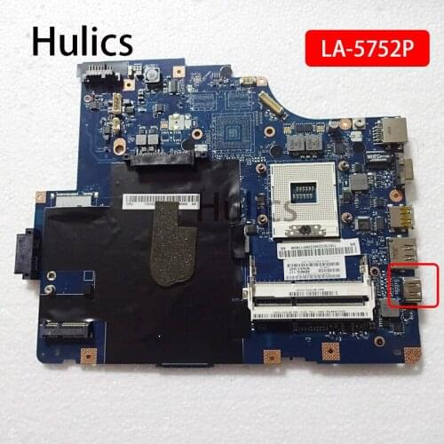 Hulics Original NIWE2 LA-5752P Fit for Lenovo Z560 G560 laptop motherboard HM55 DDR3 LA 5752P