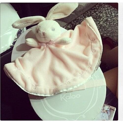 Newborn Baby Toys Pacifier Doll Soothing Towel Rabbit Infant Soft Soother Towel Cartoon Animal Educational Plush Toys