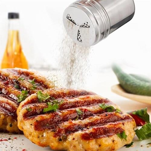 Kapmore 1pc Stainless Steel Seasoning Bottle Spice Bottle Seasoning Spice Shaker Kitchen Tools Spice Storage Supplies