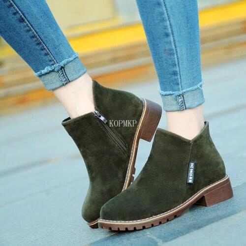 KOPMKP Women's Ankle Boots