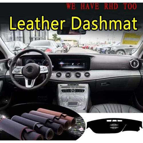 For Mercedes-Benz CLS CLASS 350 400 450 2018 2019 Leather Dashmat Dashboard Cover Dash Mat SunShade Carpet Custom Car Styling