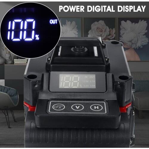 4D 16 Line Laser Level Green Light Remote Control Powerful Vertical Horizontal Self-Leveling System w/Wall Attachment Frame