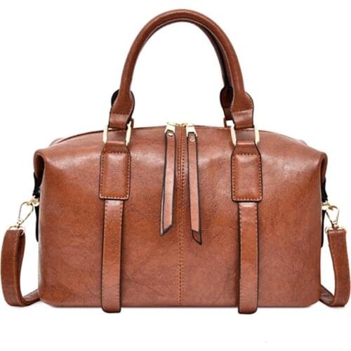 Fashion Women Bag Leather Handbags High Quality Casual Female Tote Bags Designer Brand Shoulder Bag For Lady Ladies Large Bolsos