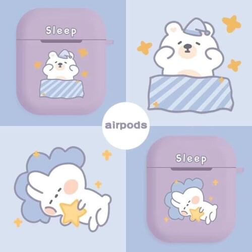 Soft Silicone Cases For Apple Airpods 1/2 Protective Case Bluetooth Wireless Earphone Cover For Apple air pods Charging Box Bags