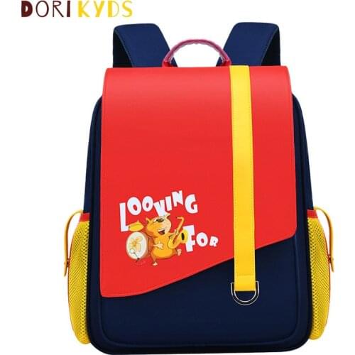 DORIKYDS 2021 New Fashion Leather Boys Girls Schoolbag Large Capacity Breathable Backpack Waterproof Book bag Toddler Mochila