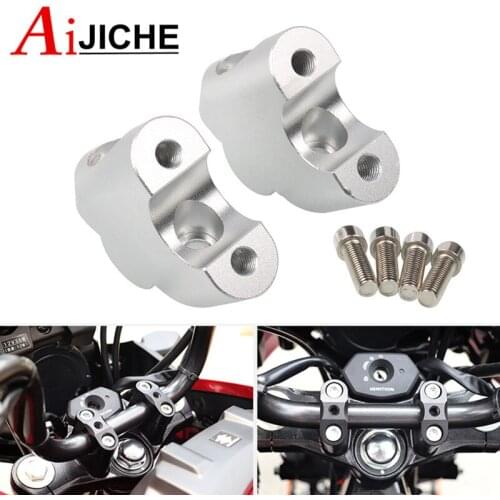 For Suzuki V STROM 650 DL 250 1000 DL650 VSTROM DL1000 DL250 Motorcycle CNC Handlebar Riser Drag Handle Bar Clamp Extend Adapter