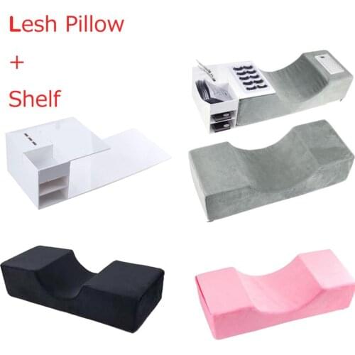 Professional Lash Pillow Stand Eyelash Extension Pillow Soft Grafting Eyelashes Makeup Memory Foam Eyelash Pillow Neck Support
