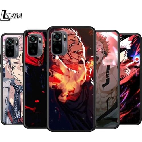 Hot Anime Jujutsu Kaisen For Xiaomi Redmi Note 10S 10 9T 9S 9 8T 8 7S 7 6 5A 5 Pro Max Phone Case