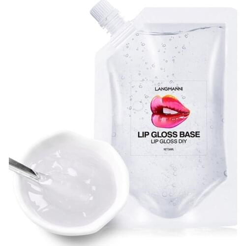 DIY Clear Lip Gloss Base Oil Non-Stick Moisturizing Lipstick Material Gel For Lip Gloss Base Handmade Liquid Lipstick Makeup