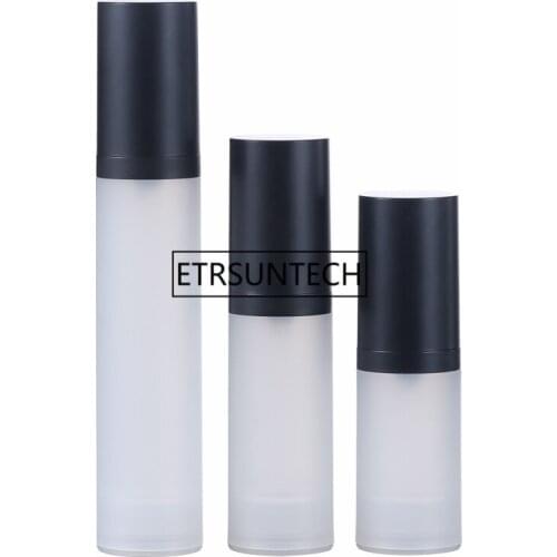 20/30/50ML Empty Perfume Cosmetic Airless Bottle Plastic Treatment Pump Travel Refillable Bottles Fashion F1640