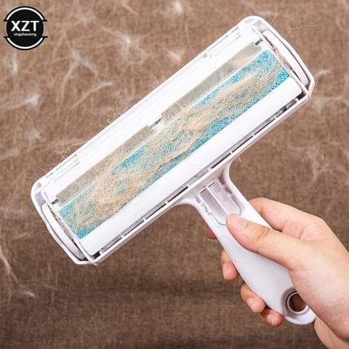 Pet Hair Remover Roller Removing Dog Cat Hair From Furniture Self-cleaning Lint Pet Hair Multifunction Remover One Hand Operate