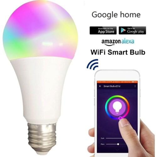 Smart WiFi Alexa Light Bulbs 2.4G, SAUDIO LED RGB Color Changing Bulbs, Compatible With Siri,Alexa,IFTTT And Google Home Assista