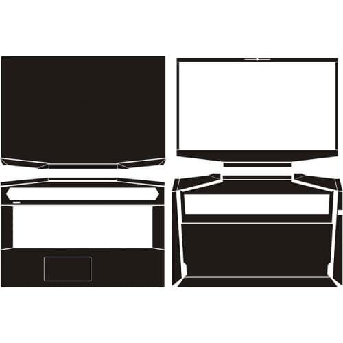 Carbon fiber Vinyl Laptop Sticker Skin Decals Cover Protector for HP pavilion 17-cd1057ur 17-CD0005TX 17.3"