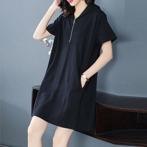 Ladies Dresses New Arrival 2020 Fashion Dress Loose Casual Dresses Summer Woman Plus Size Clothing For Women 4Xl 5Xl 6Xl AA5387