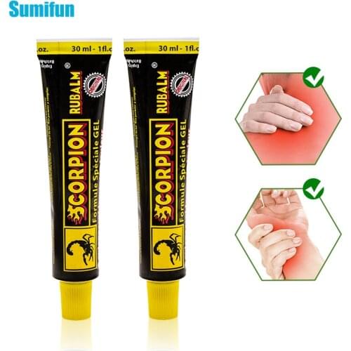 1pcs Scorpion Venom Analgesic Cream Joint Arthritis Rheumatism Herbal Ointment Muscle Sprain Knee Back Medical Plaster 30g P1102