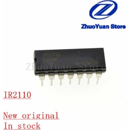 10PCS IR2110PBF DIP14 IR2110 DIP DIP-14 Chip New Original In stock