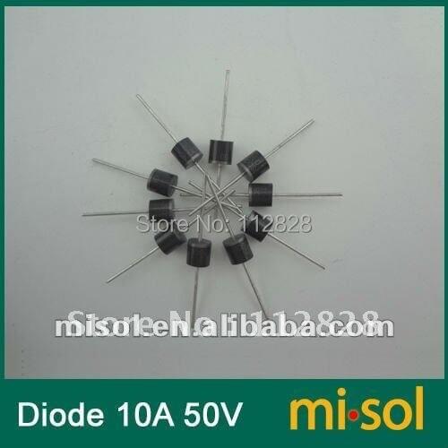 10pcs/lot - 10A 50V Schottky Diode, SCHOTTKY BARRIER RECTIFIER, for solar panel DIY