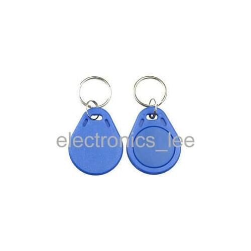 100pcs RFID Proximity ID Key Tags Keyfobs Chain Compatible for Access