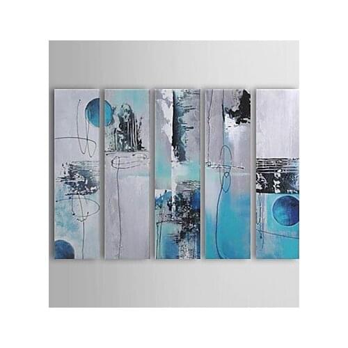Large Size 5pcs Hand Painted Oil Paintings Modern Abstract Oil Paintings Wall Pictures Canvas Painting Living Rooms Wall Decor