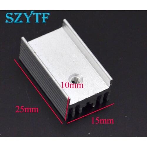 50pcs Heat sink 25*15*10MM (without pin) TO-220 transistor and other special high-quality heat sink