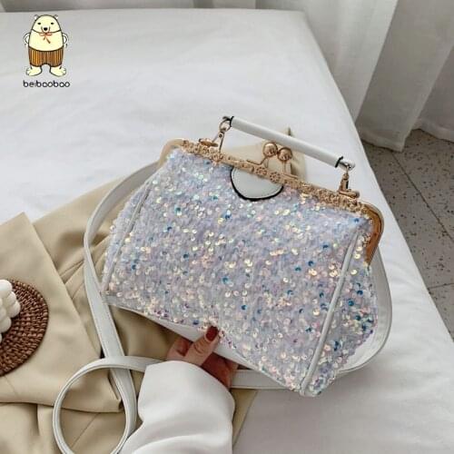 Beibaobao 2021 Summer Shoulder Handbags And Purses Lady Crossbody Bag Fashion Sequins High Quality Crossbody Bags For Women