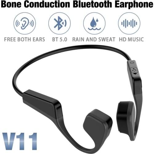 Bluetooth Earphone Waterproof Portable Bone Conduction Headset Noise Reduction Headphone For IOS For Android