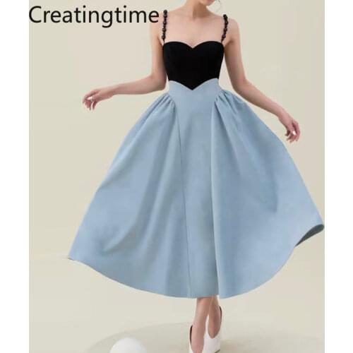 CREATINGTIME Off-the-shoulder Summer Dresses