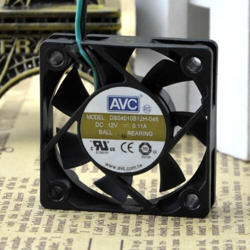 FOR AVC 4010 double ball fan 4cm 4cm 12V 0.11A DS04010B12H-045