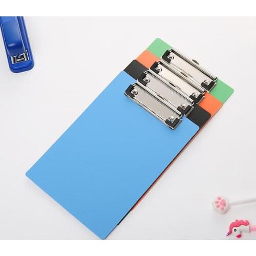 A5 board clamp solid color plastic ordering board writing pad menu splint multicolor optional office supplies student stationery