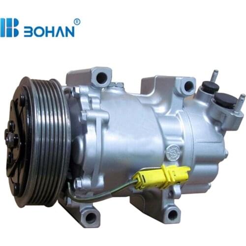 Electrical air compressor For Peugeot 206 307 For CITROEN C3 1.1 9646273880 SD6V12 1438 SD1438 BH-PC058