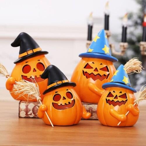 Halloween Pumpkin Lantern Shopping Mall Bar Decoration Pumpkin Props Glowing Halloween Decoration Party Lights Декор Для Дома