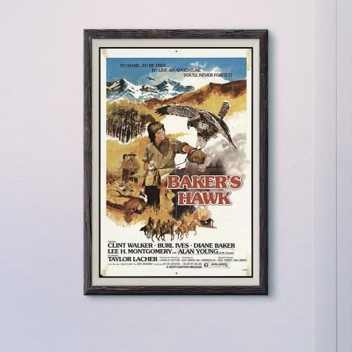 N018 BAKERS HAWK Vintage Classic Movie Wall Silk Cloth HD Poster Art Home Decoration Gift