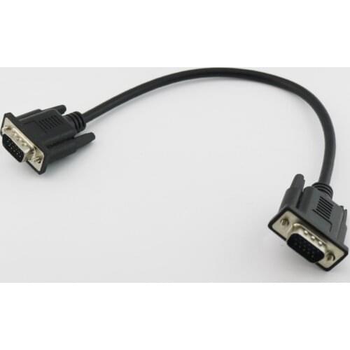 HD15Pin VGA D-Sub DB15 Video Adapter Cable Cord Male to Male M/M Male to Female M/F Female to Female F/F RGB Cable Monitor 30cm