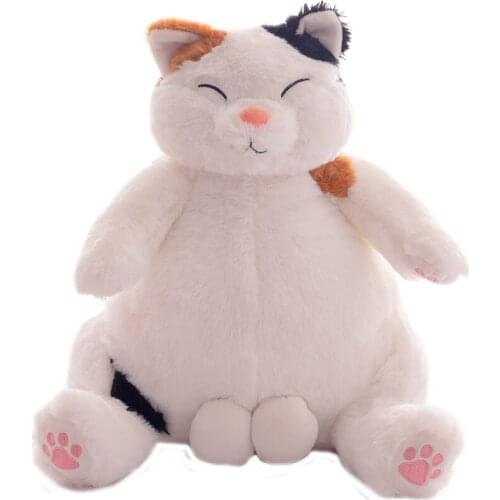 Kawaii Japanese cat fluffy stuffed soft cat plush toy kids toys birthday Christmas gift for boys girls