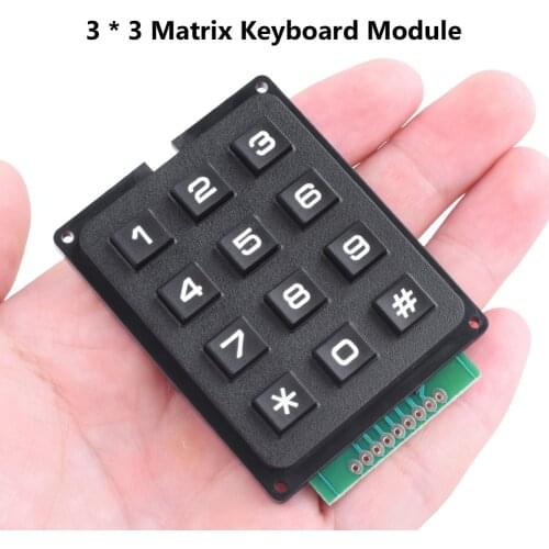 4x4 / 3x4 Matrix Keyboard Keypad Module Use Key PIC AVR Stamp Sml 4 * 4 /3 *4 Plastic Keys Switch for Arduino Controller