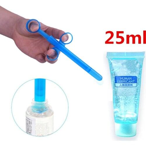 Personal Oil Lubricant Applicator Launcher Syringe Injector Lube Tube Sex Toys For Couples Anal Vagina Clean Tools Enema Inject