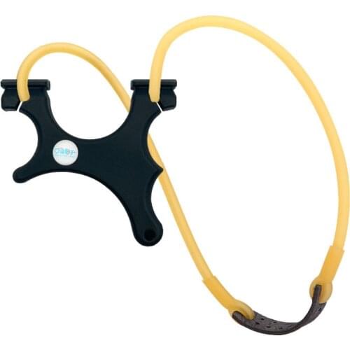 2 Colors Pocket Shooter Slingshot High-Precision Tie-Free Small and Easy To Carry Crooked Handle Catapult Bow and Arrow Crossbow