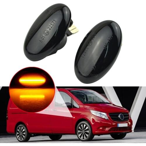 Lights For Mercedes Benz Smart Turn Signal Lamp W450 W452 A-Class W168 Vito W639 W447 Citan W415 Car LED Light Bulb 2PCS